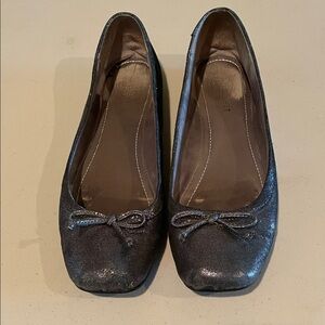 Chic Metallic Women's Ballet Flats